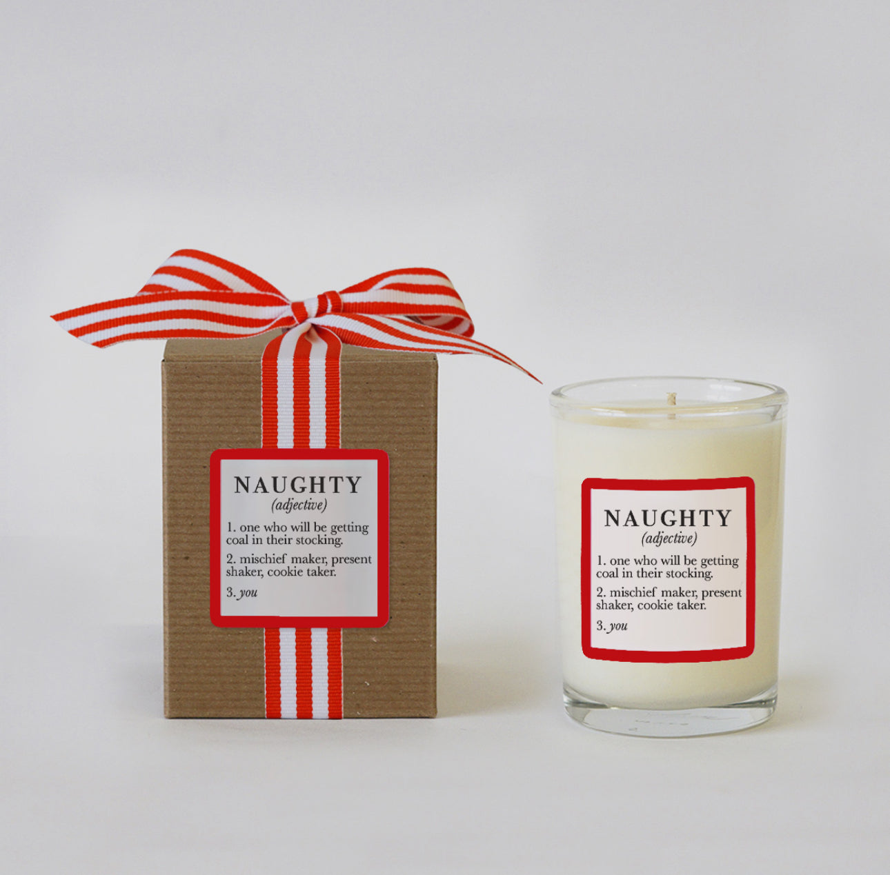 Naughty Ella B 3oz Votive Boxed Candle